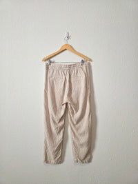 Gap Linen Striped Easy Pants (M)