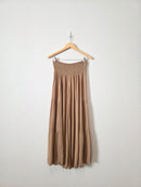 Brown Flowy Wide Leg Pants (L)