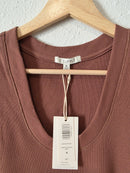 NEW Z Supply Brown Ribbed Tank (M)