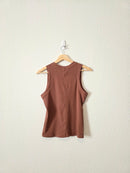 NEW Z Supply Brown Ribbed Tank (M)