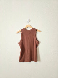 NEW Z Supply Brown Ribbed Tank (M)