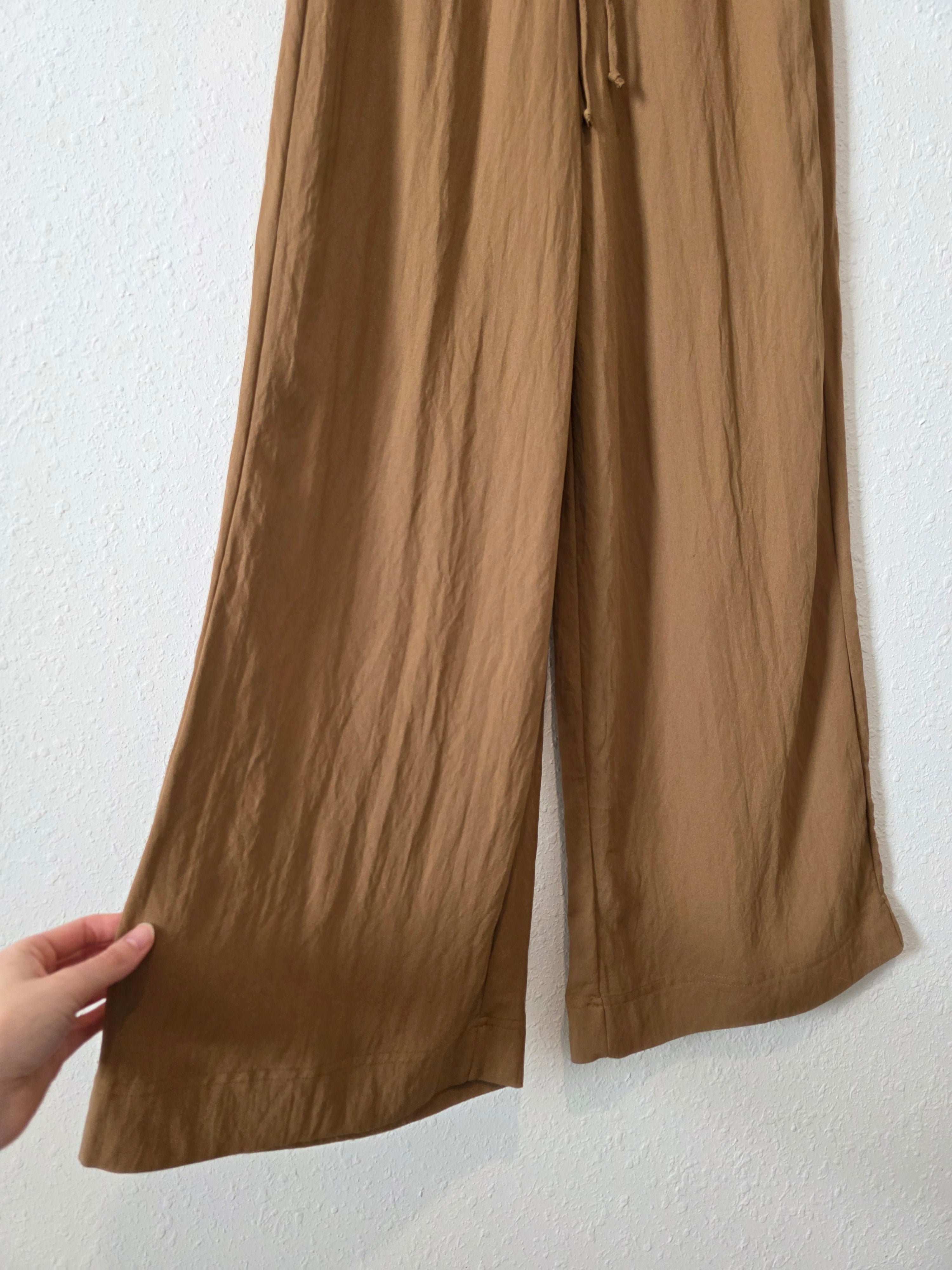 Z Supply Brown Wide Leg Pants (S)