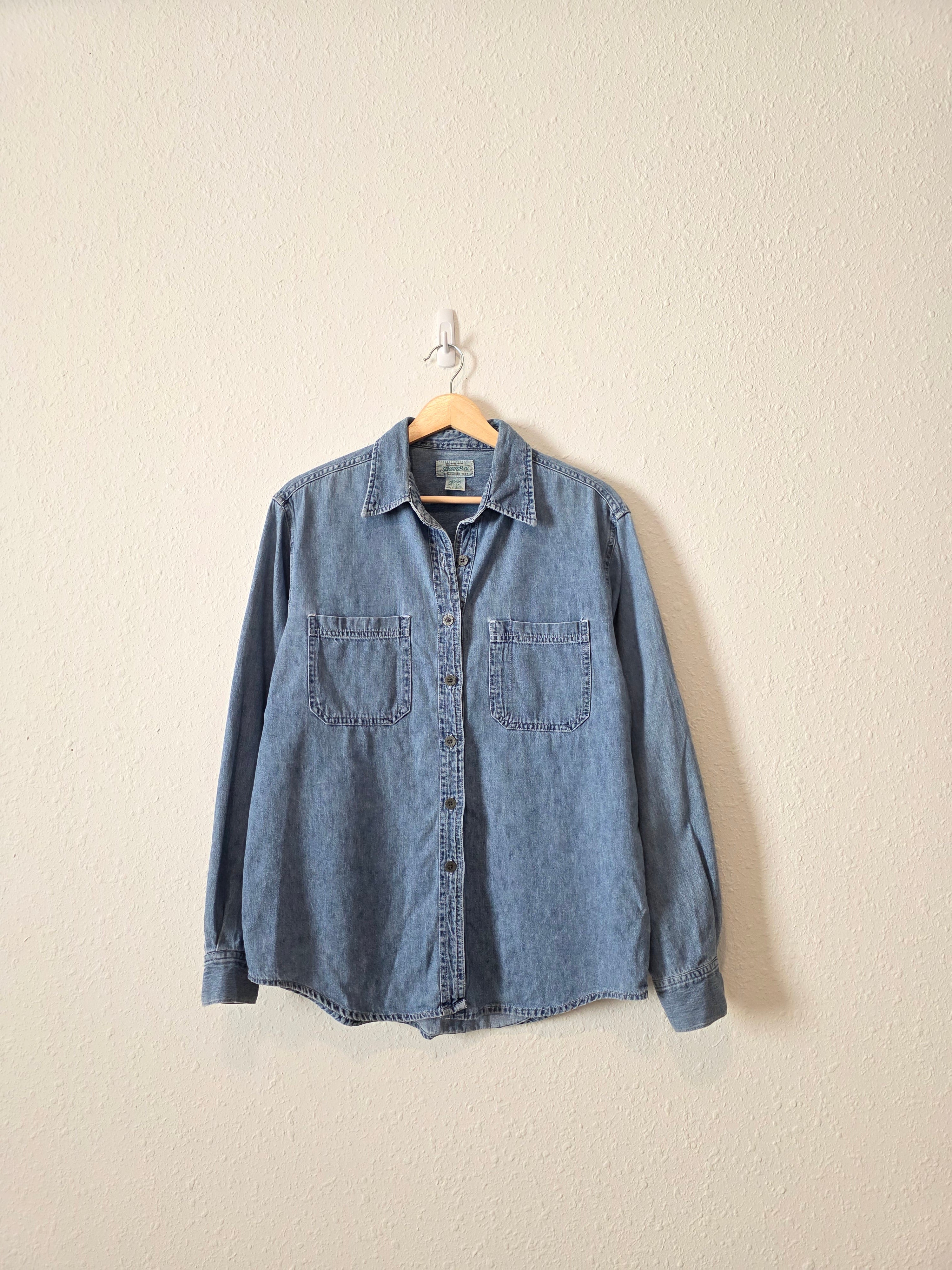 Vintage Denim Button Up (M)