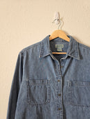 Vintage Denim Button Up (M)
