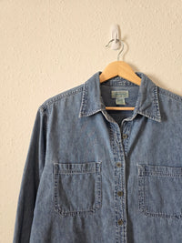 Vintage Denim Button Up (M)
