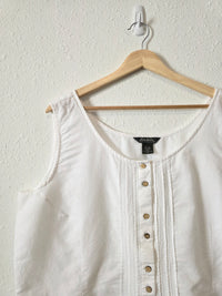 Eddie Bauer Linen Cotton Tank (XL)