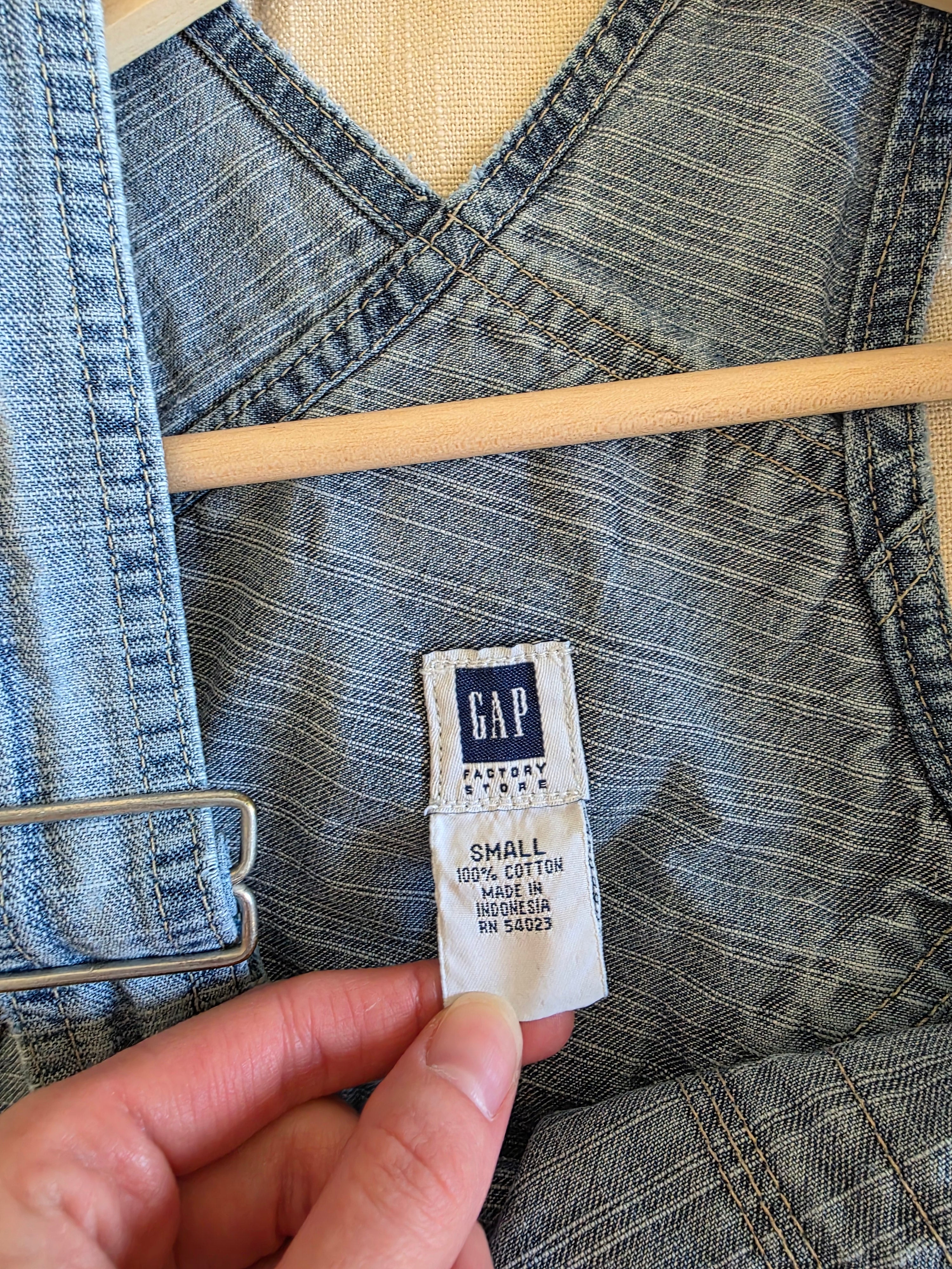 Vintage Gap Denim Shortalls (S)