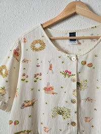 Vintage Cottagecore Midi Dress (16)