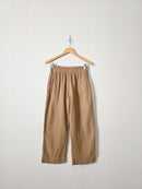 Cotton Gauze Straight Pants (S)