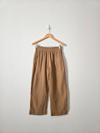 Cotton Gauze Straight Pants (S)