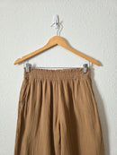 Cotton Gauze Straight Pants (S)