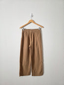 Cotton Gauze Straight Pants (S)