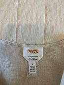 Vintage Floral Linen Tank (S)