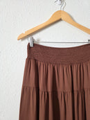 NEW Brown Tiered Midi Skirt (M)