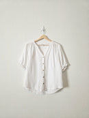 Oversized Cotton Gauze Top (XS)