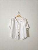 Oversized Cotton Gauze Top (XS)