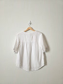 Oversized Cotton Gauze Top (XS)