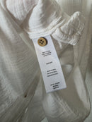 Oversized Cotton Gauze Top (XS)