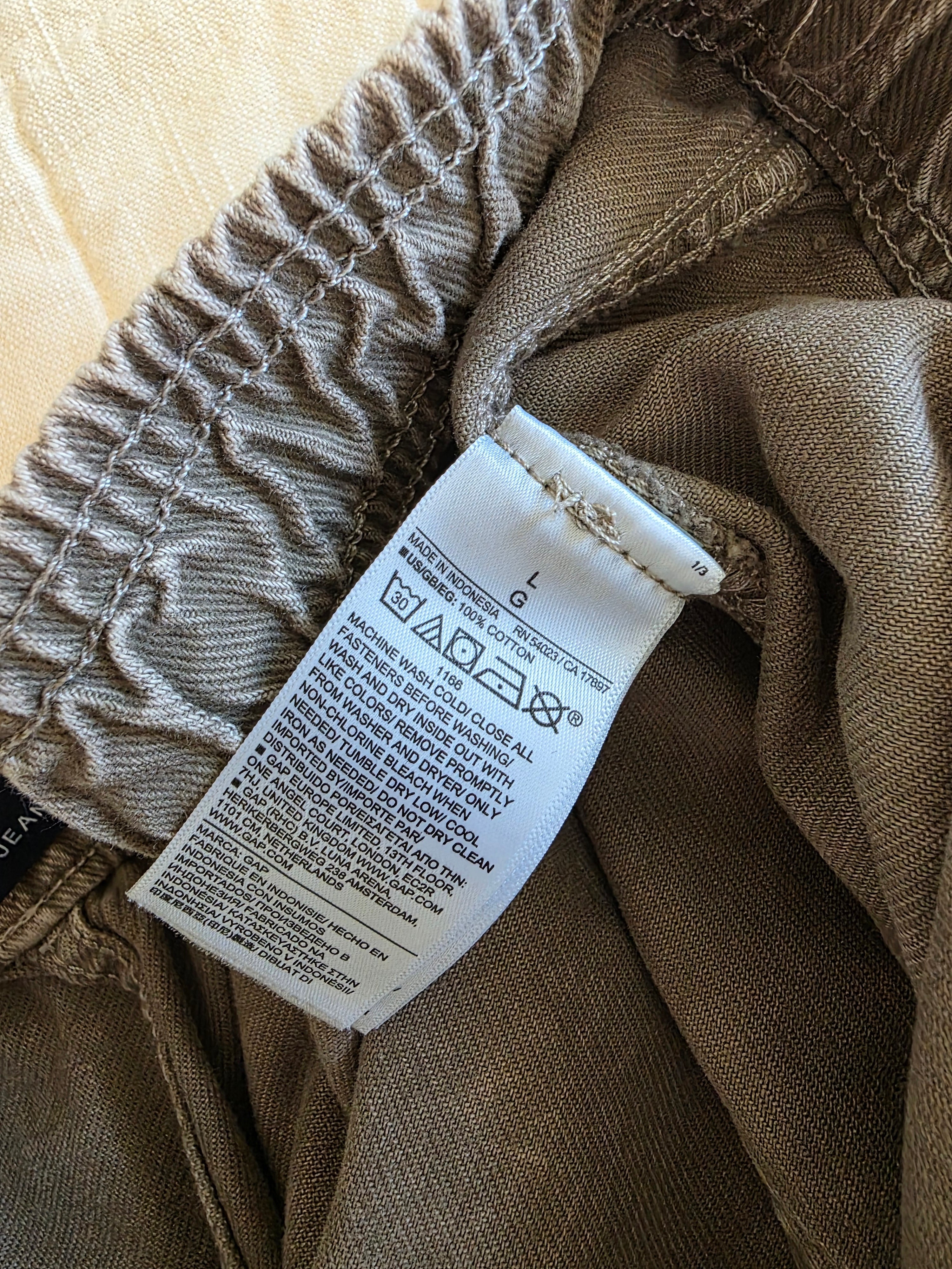Gap Brown Cargo Easy Jeans (L)