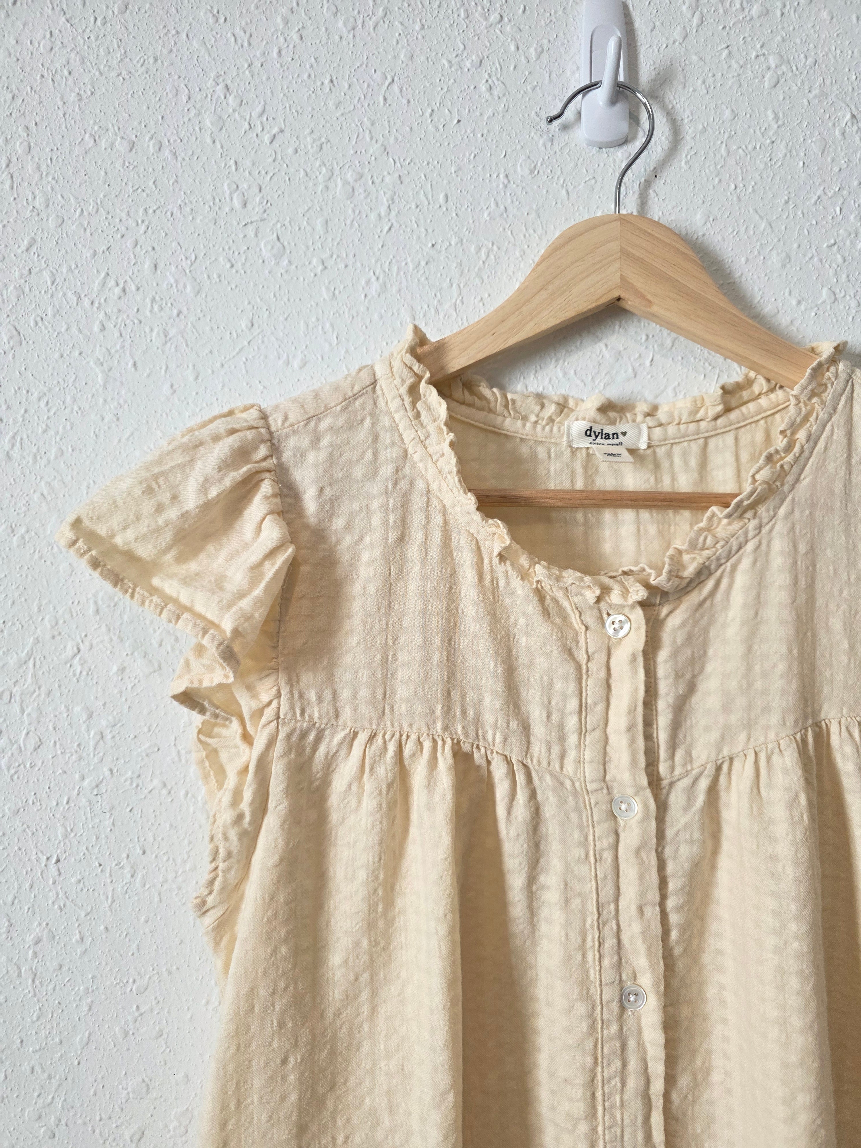 Neutral Button Up Top (XS)