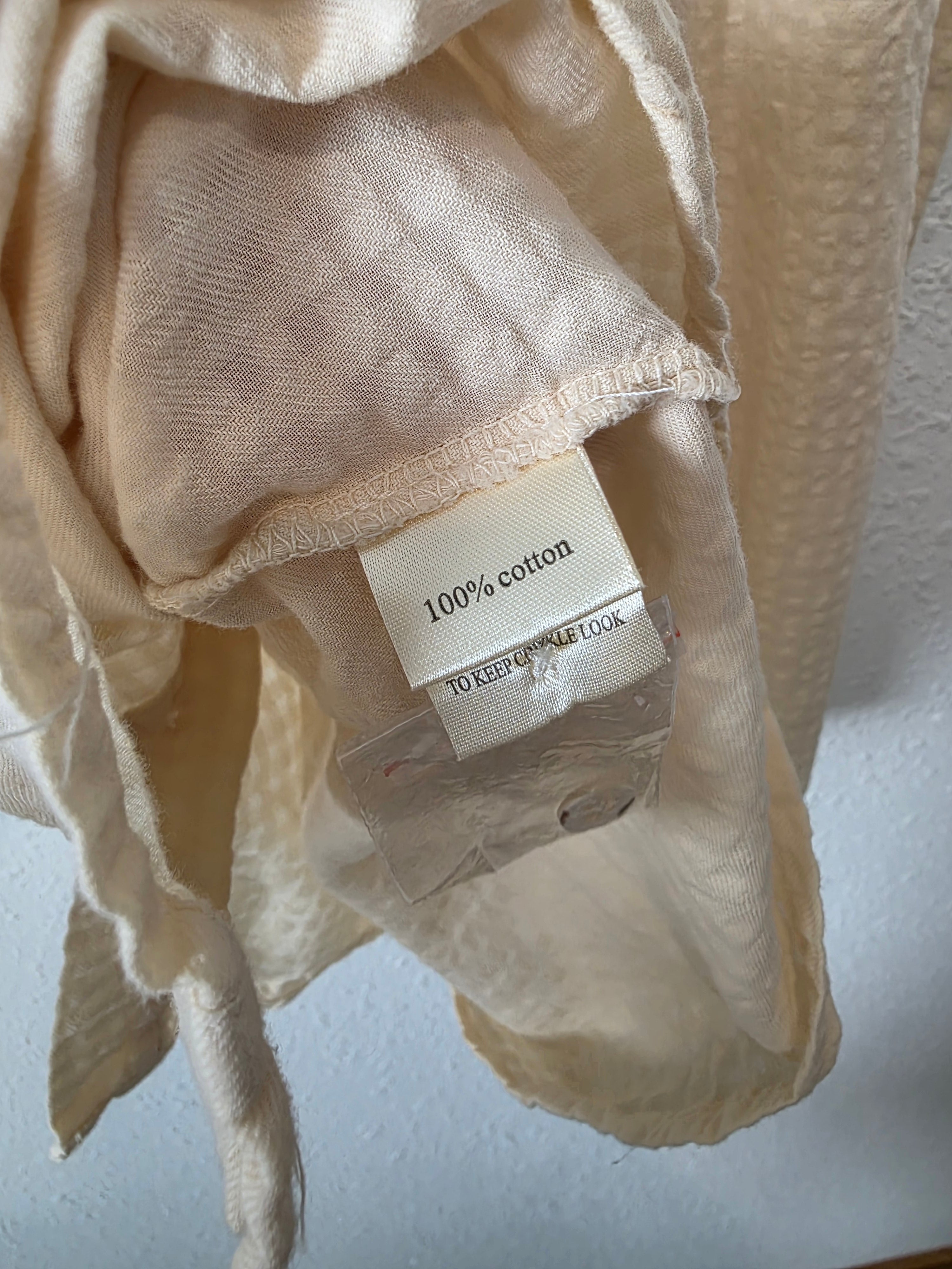 Neutral Button Up Top (XS)