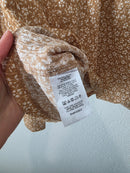 Loft Floral Puff Sleeve Top (S)