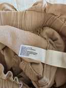 Linen Blend Midi Skirt (L)