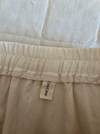 Grae Cove Cotton Linen Midi Skirt (S)
