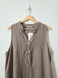 NEW Linen Midi Dress (XL)