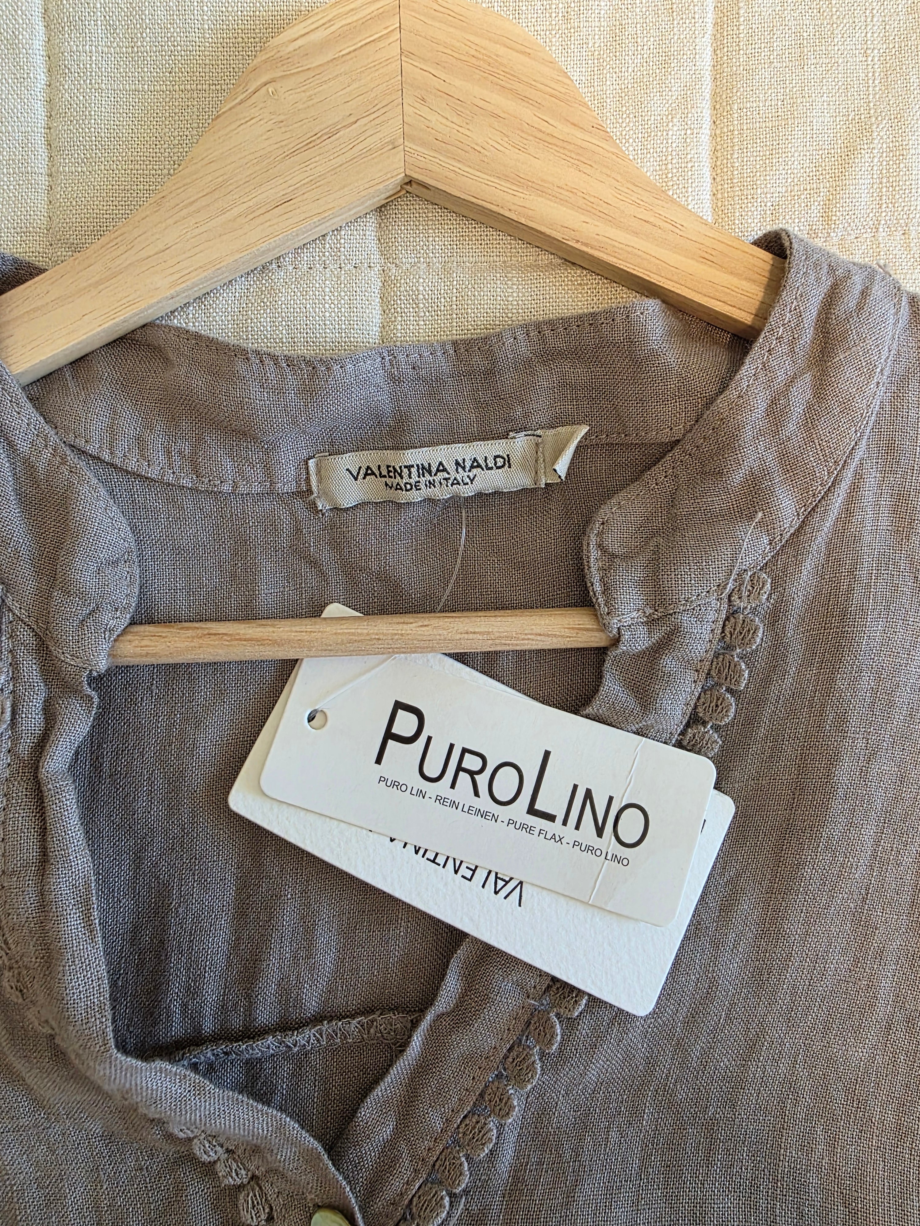 NEW Linen Midi Dress (XL)