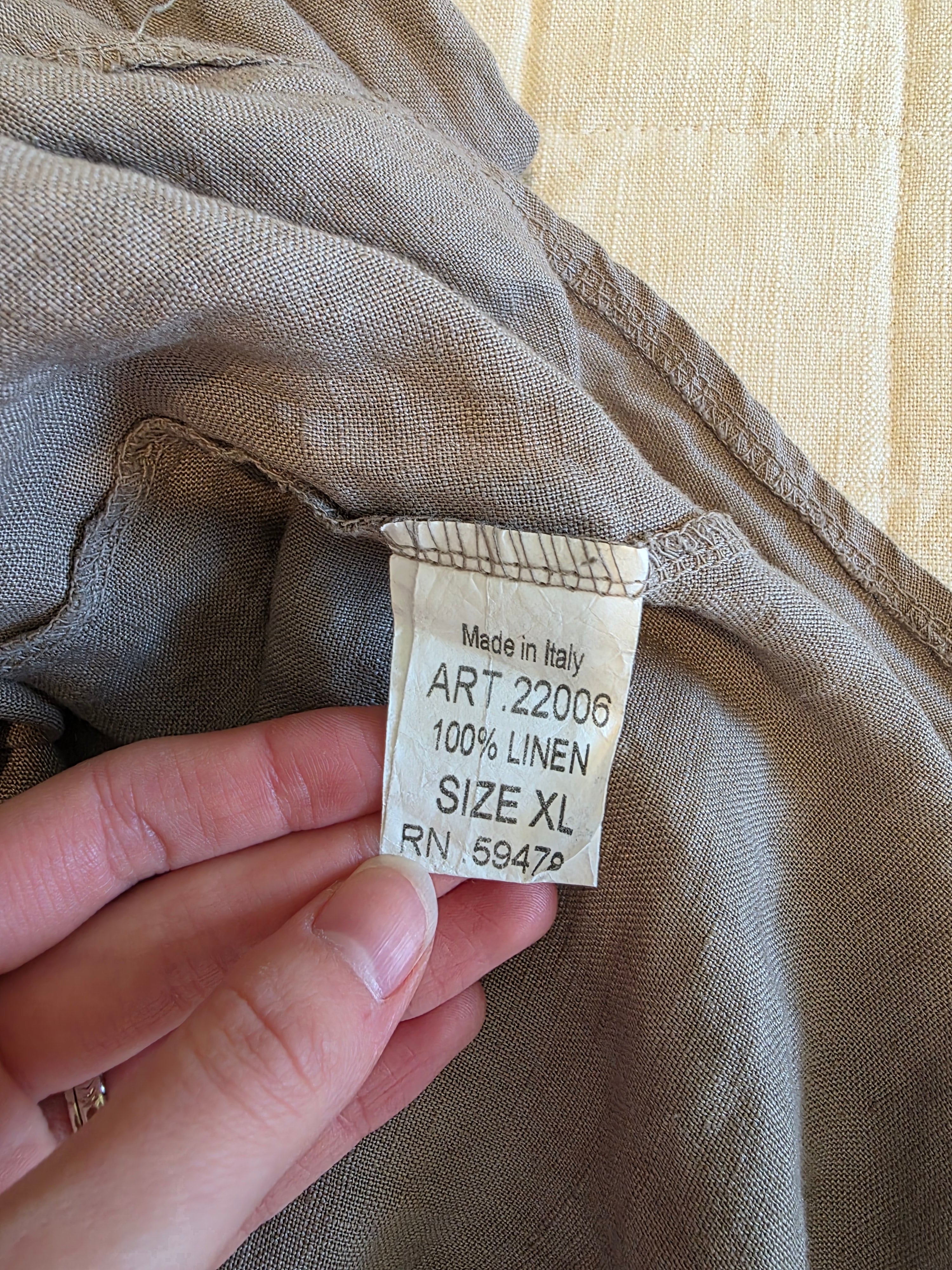 NEW Linen Midi Dress (XL)