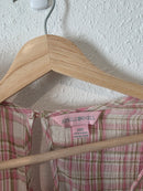 Plaid Cotton Midi Dress (XXS-S)