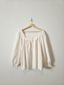 Square Neck Puff Sleeve Top (XXL)