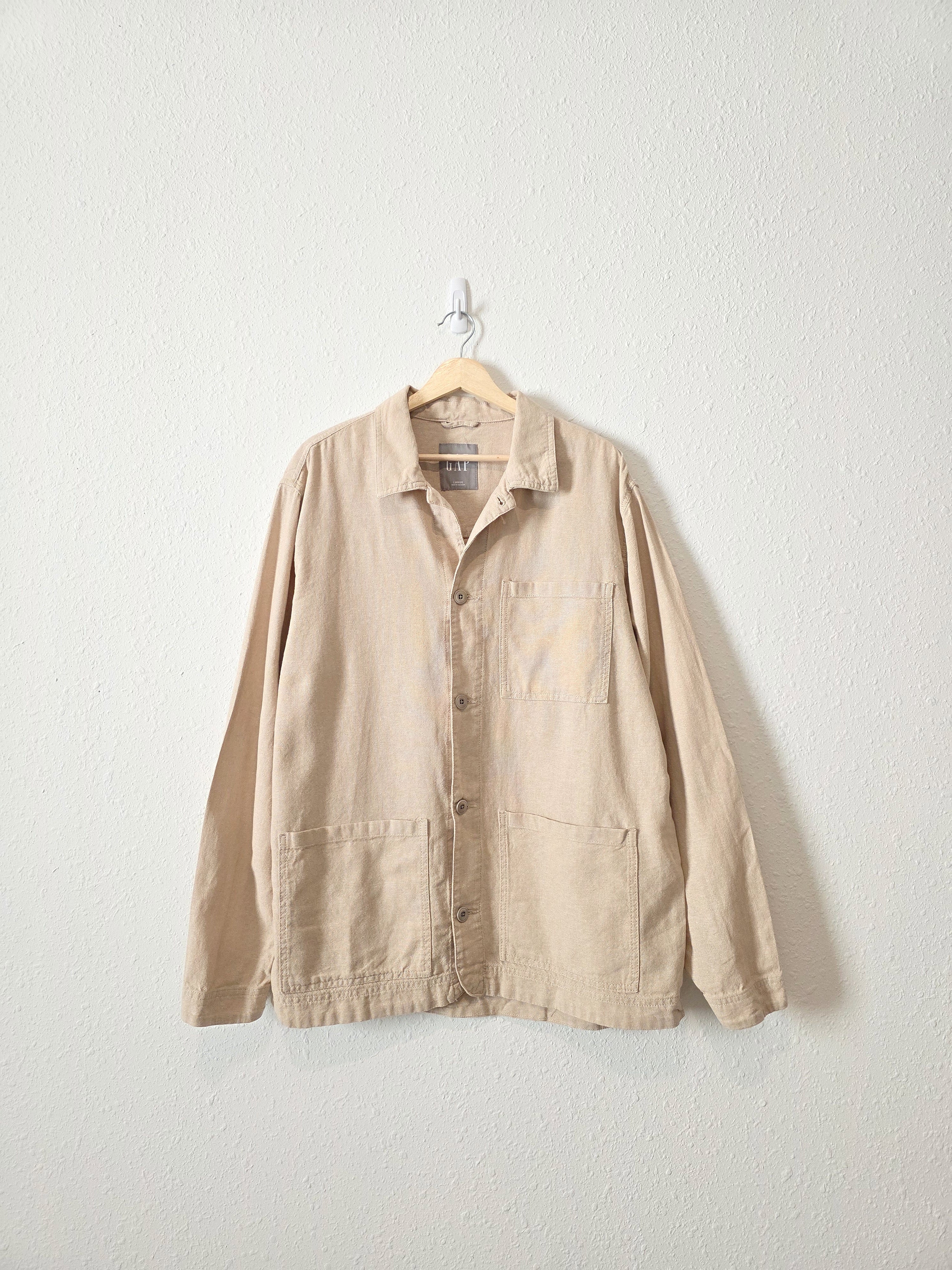 Gap Linen Cotton Chore Jacket (L)