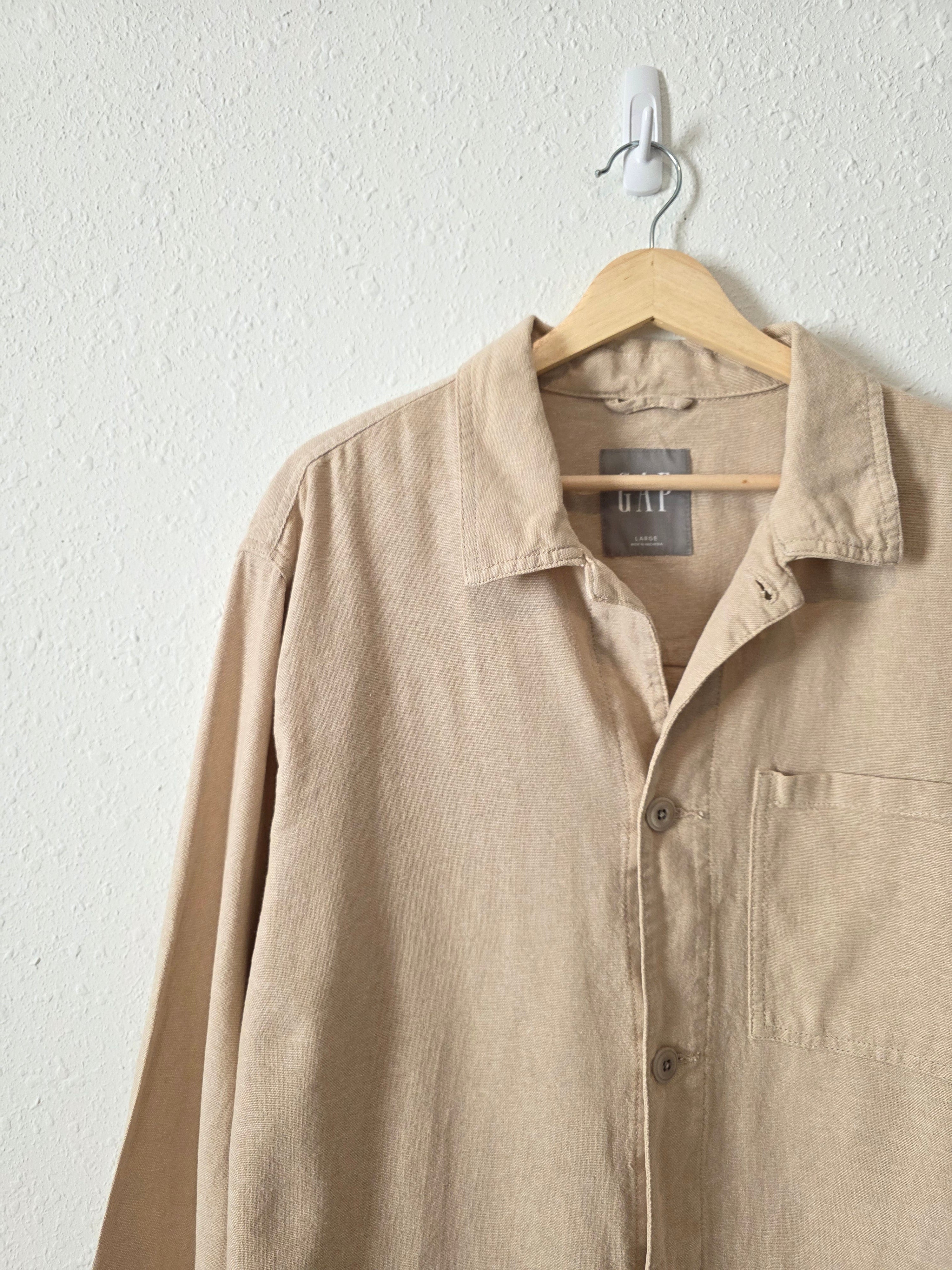 Gap Linen Cotton Chore Jacket (L)