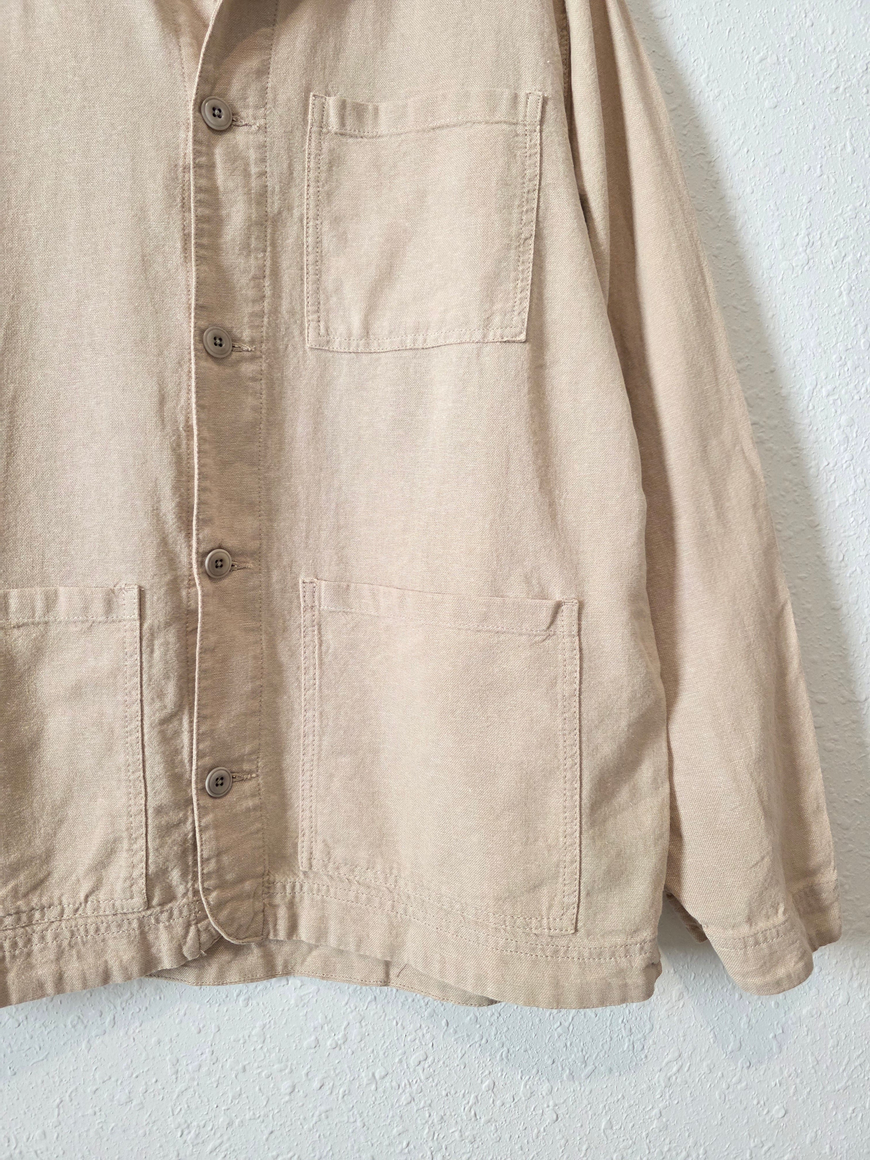 Gap Linen Cotton Chore Jacket (L)