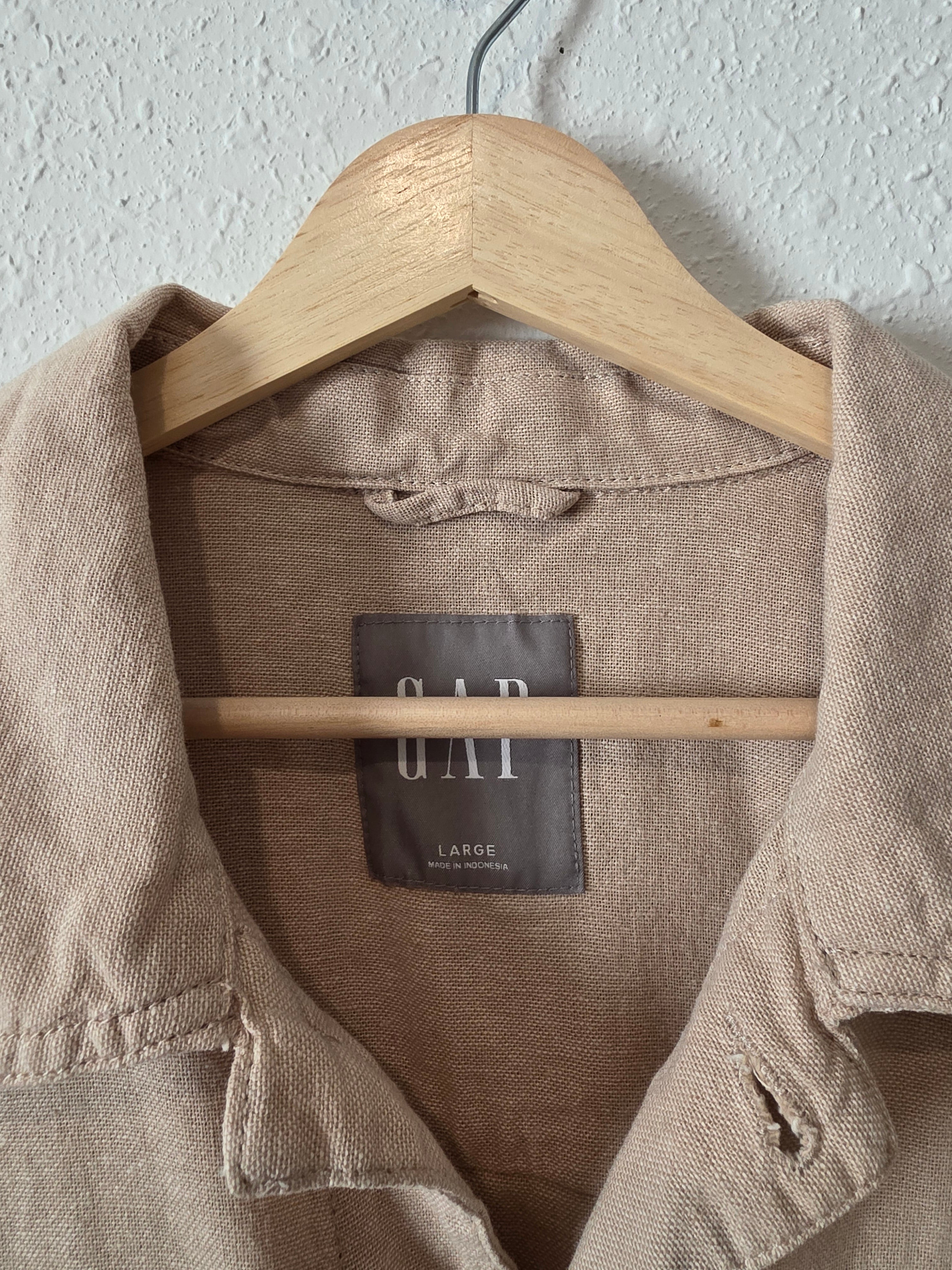 Gap Linen Cotton Chore Jacket (L)