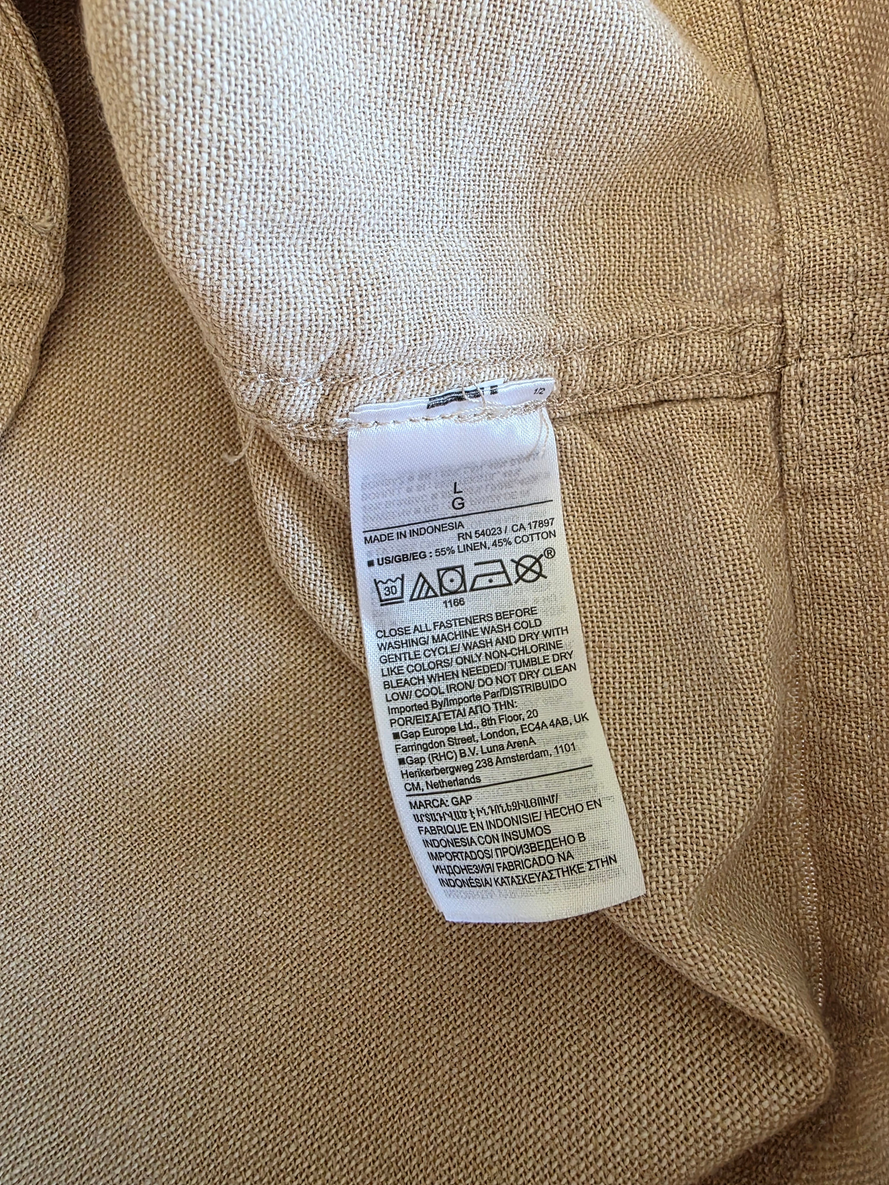 Gap Linen Cotton Chore Jacket (L)