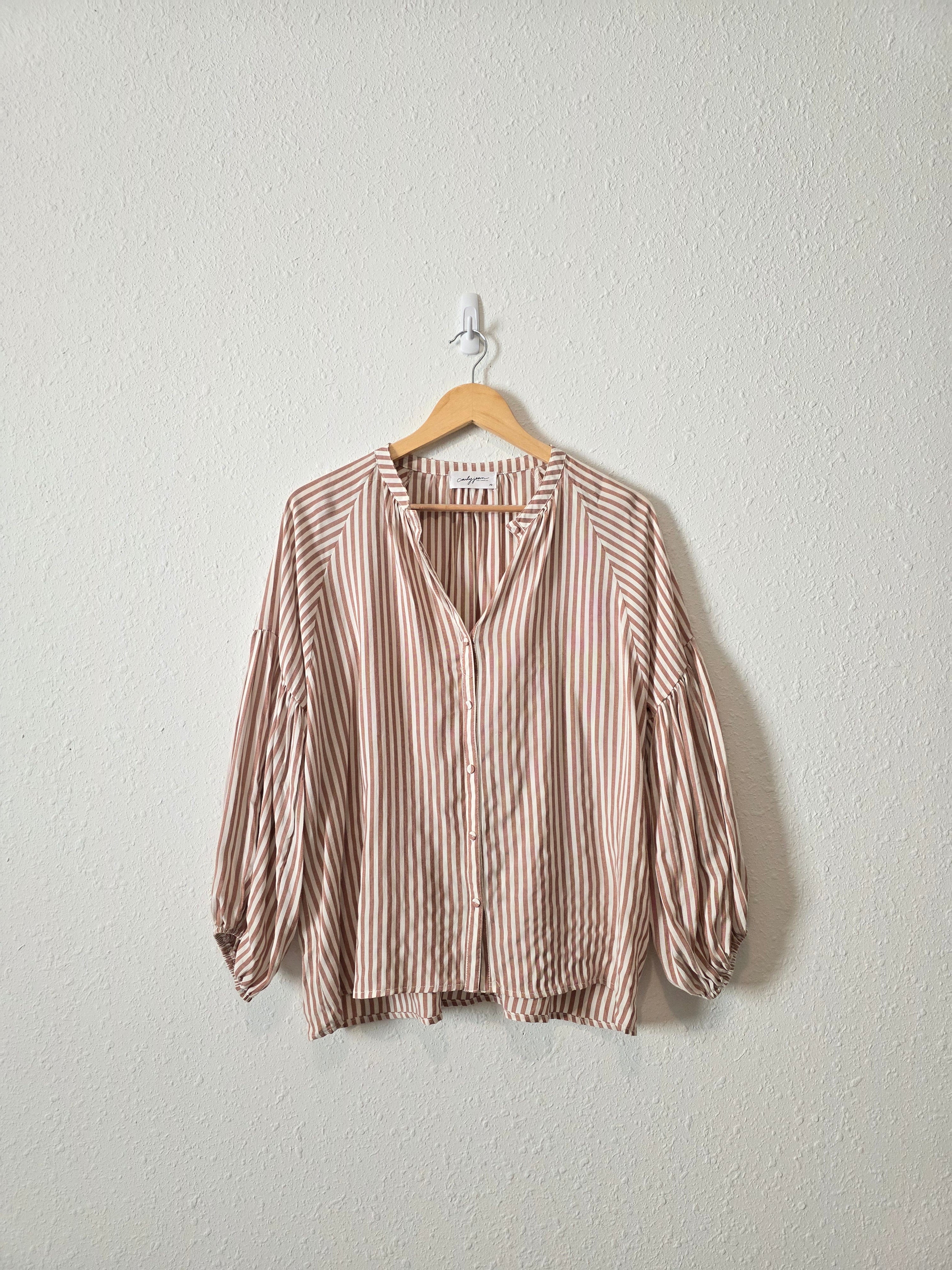 Carly Jean Striped Button Up (XS)
