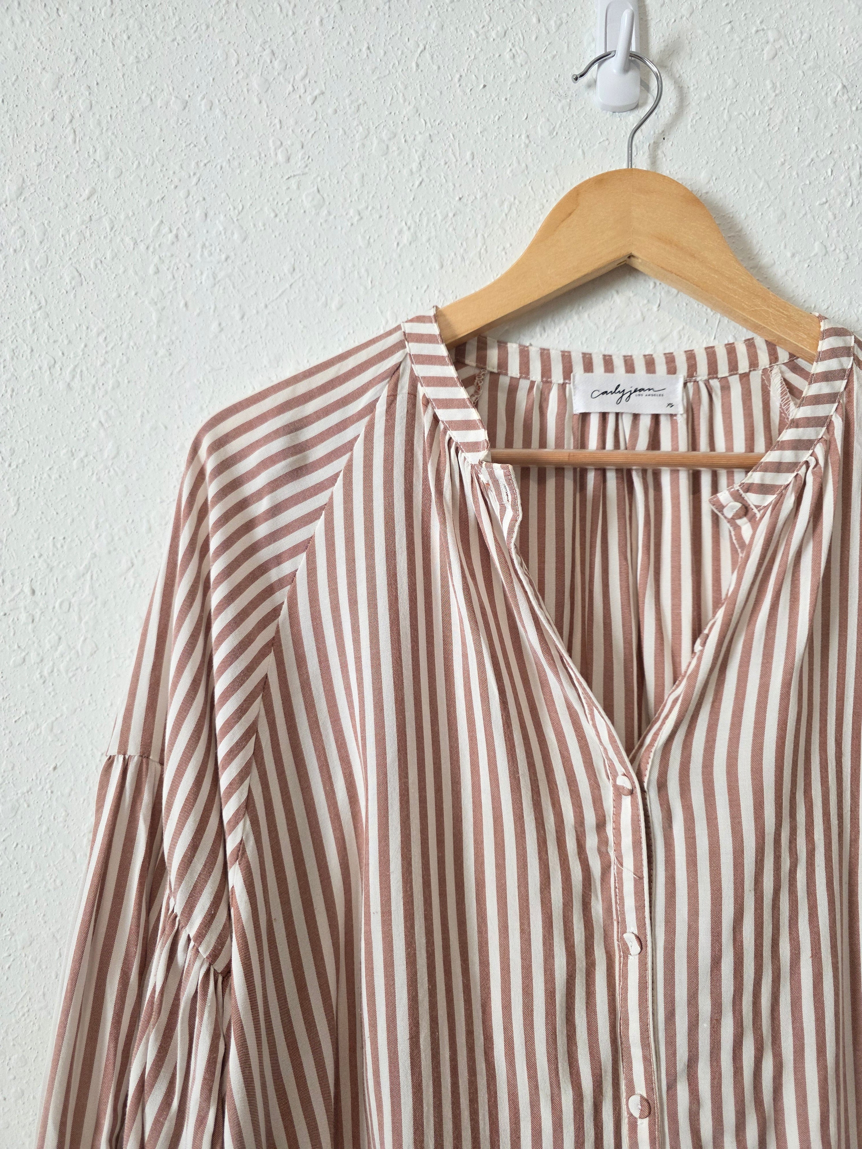 Carly Jean Striped Button Up (XS)