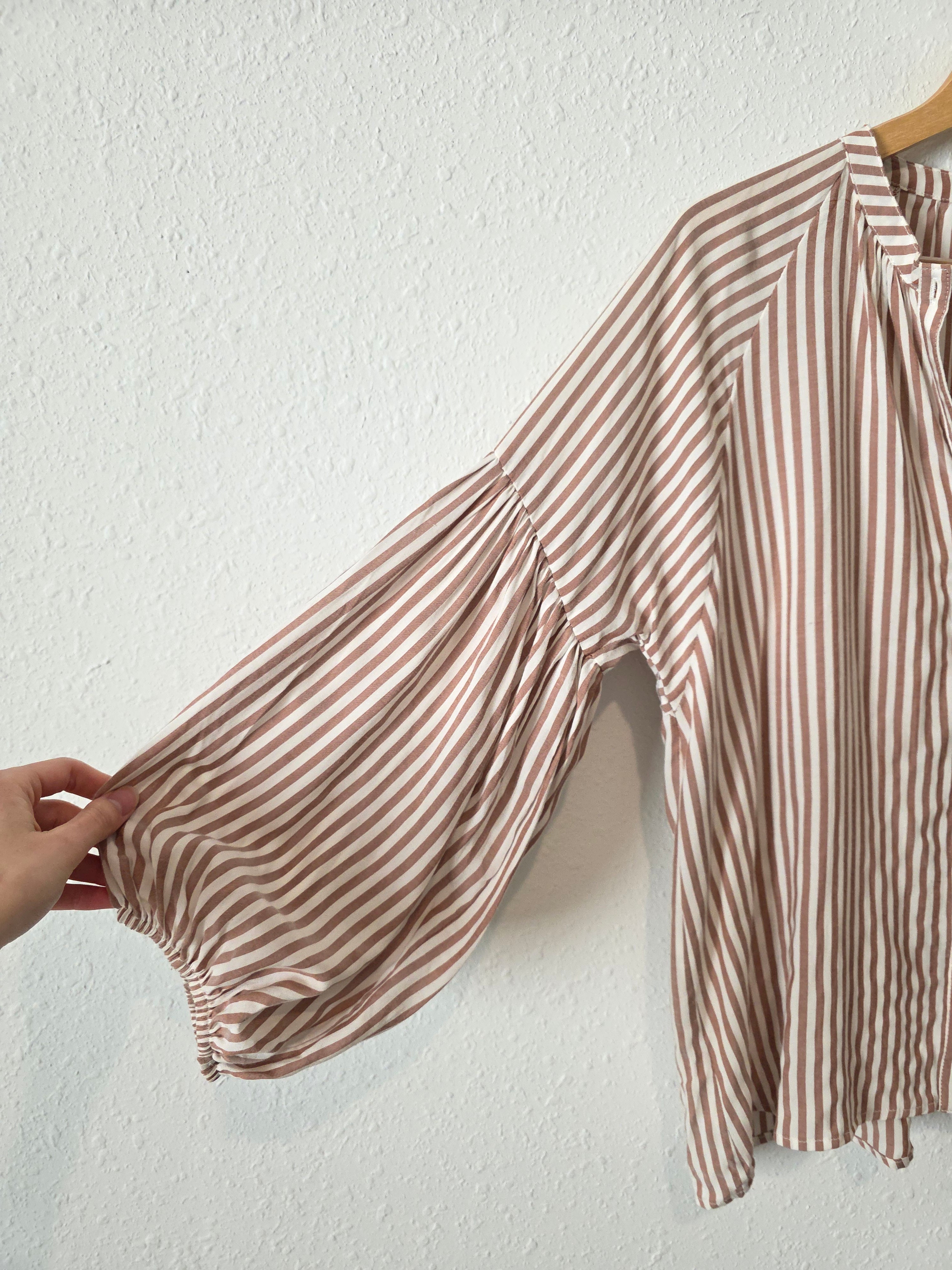 Carly Jean Striped Button Up (XS)