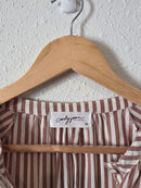Carly Jean Striped Button Up (XS)