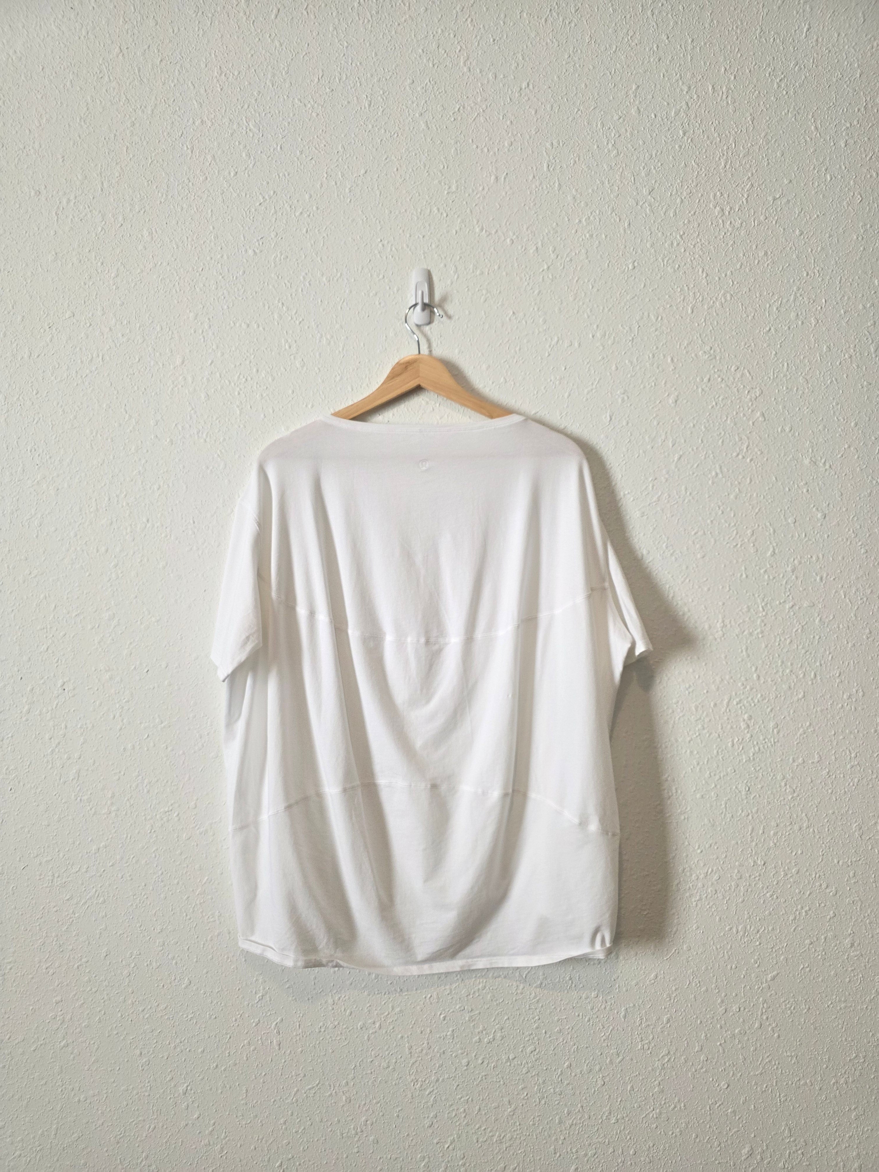 Lululemon White Oversized Tee (L/XL)