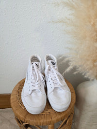 Vans White High Top Sneakers (8)