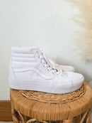 Vans White High Top Sneakers (8)