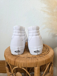 Vans White High Top Sneakers (8)