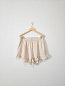 Aerie Linen Blend Shorts (XL)