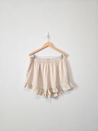 Aerie Linen Blend Shorts (XL)
