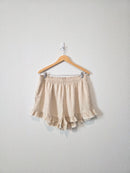 Aerie Linen Blend Shorts (XL)