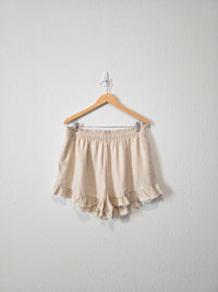 Aerie Linen Blend Shorts (XL)